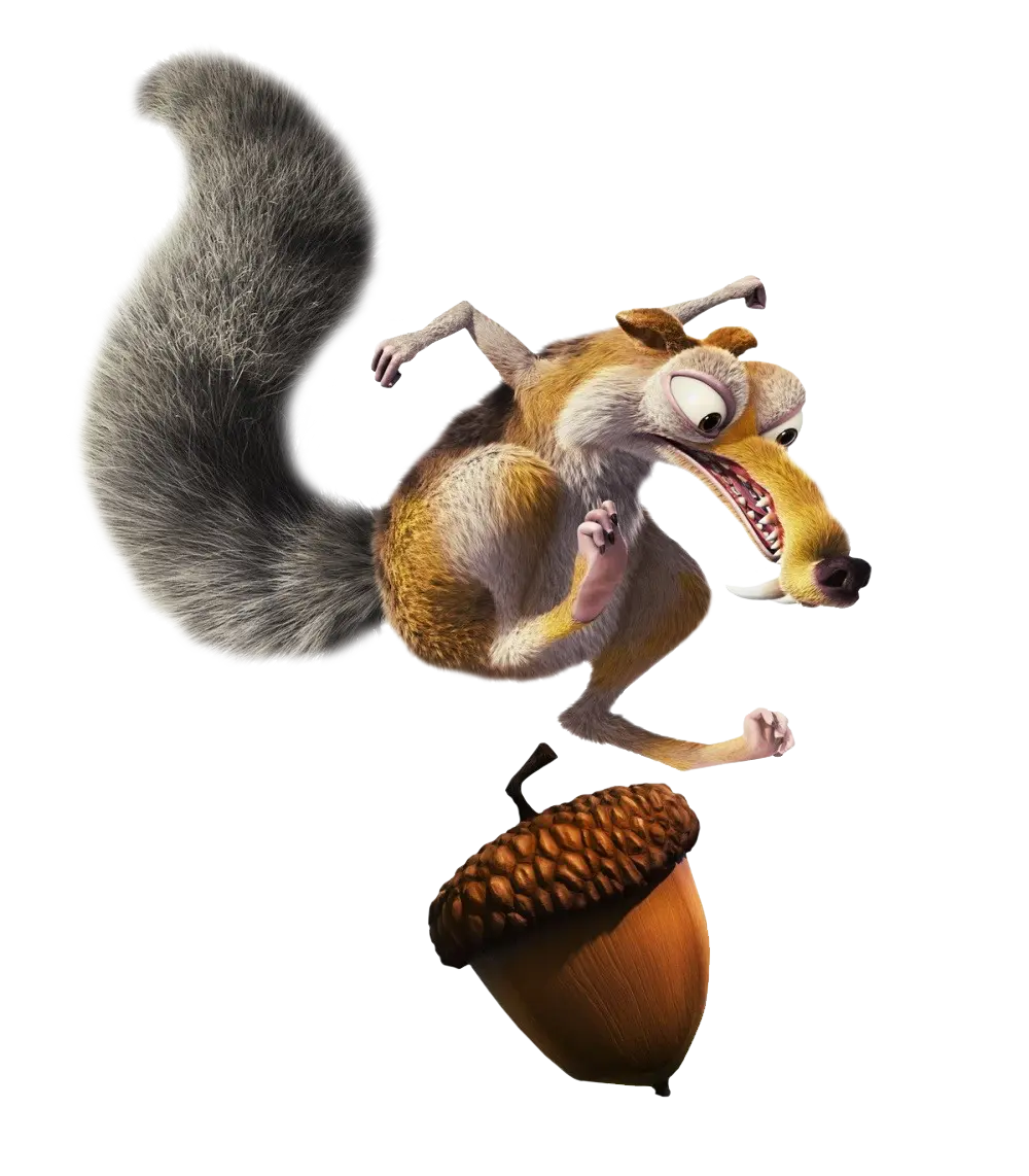 Scrat in panic mode